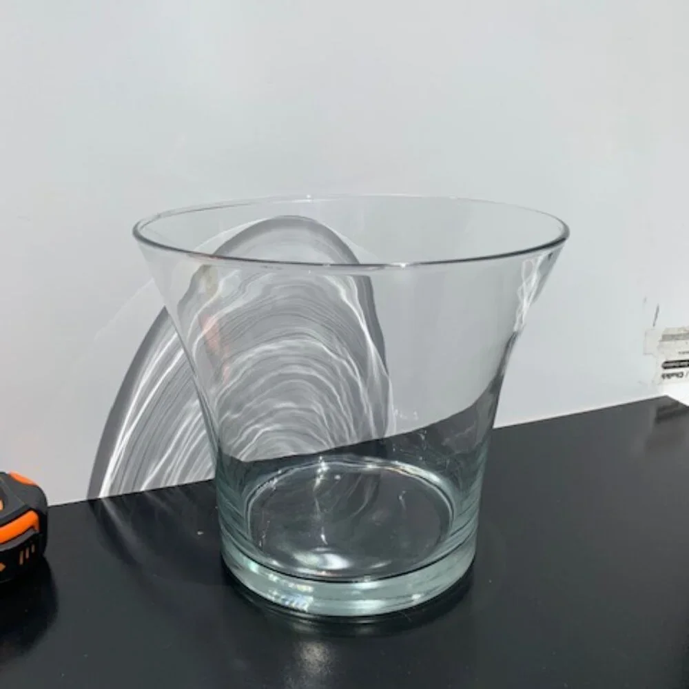 #3916 VINTAGE ICE BUCKET NO HANDLES, HANDMADE IN WV, USA